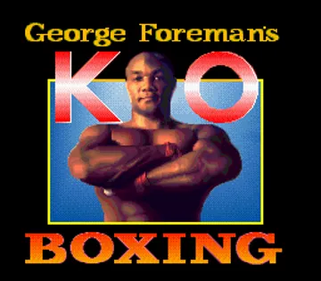 George Foreman's KO Boxing (Europe) screen shot title